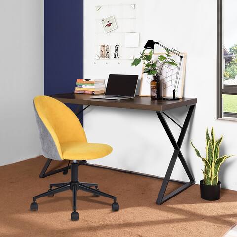 Porch & Den Two-tone Micro-suede Upholstery Home Office Task Chair - N/A