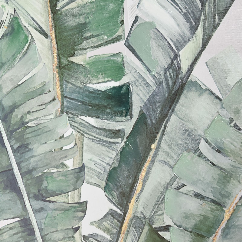 Elk Home Musa Green Finish Fabric 24 Inch Wide Wall Art