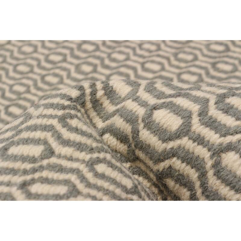 Nevada Grey Kilim 5'3" x 7'6" - 5'3 x 7'6