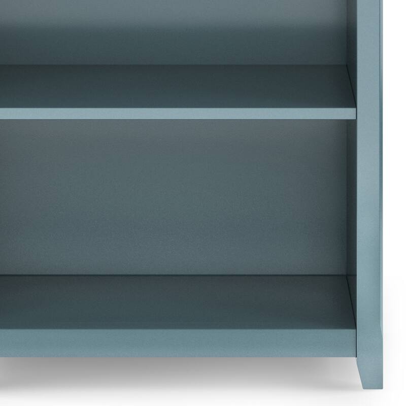 WYNDENHALL Halifax 30" Wide Solid Wood Transitional 5 Shelf Bookcase - 30"w x 14"d x 70" h