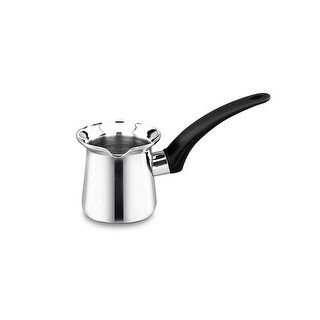 Korkmaz Orbit Stainless Steel Turkish Coffee Pot in Silver