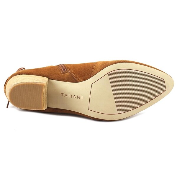 tahari charles suede bootie