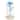 Roses Flower in Glass Dome Crystal Flower Gifts Display with LED Light - Blue