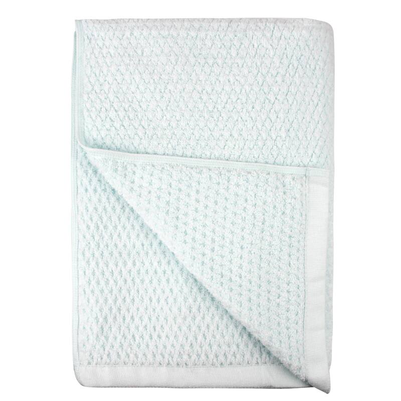 Everplush® Essential Diamond Bath Towel - 2 piece set - Spearmint
