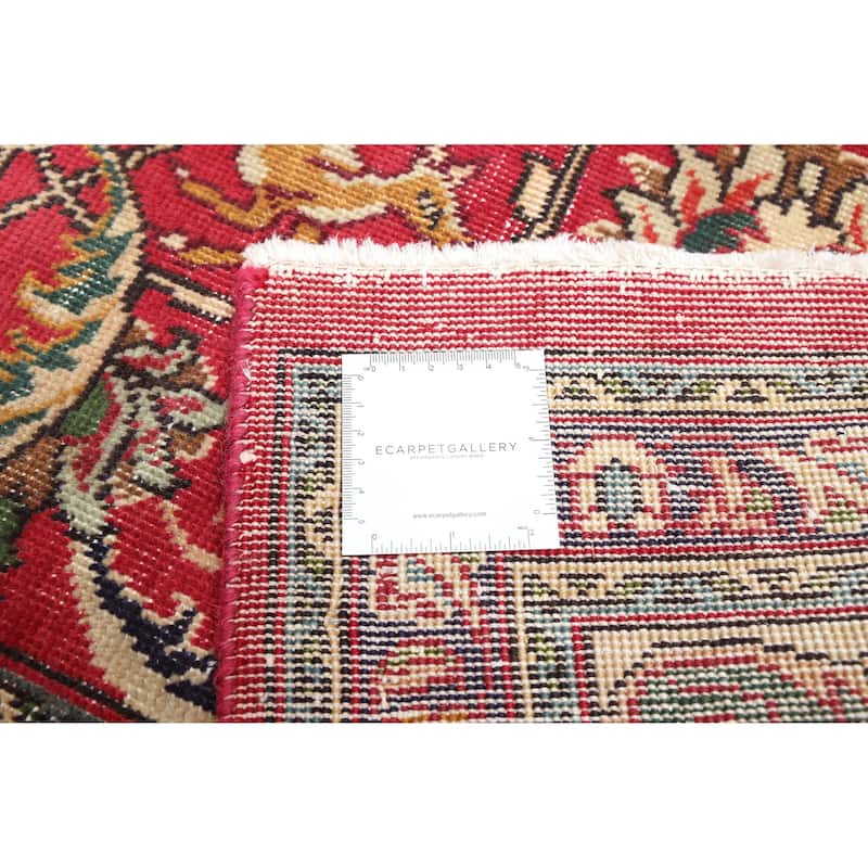 ECARPETGALLERY Hand-knotted Antalya Vintage Red Wool Rug - 8'2 x 11'3