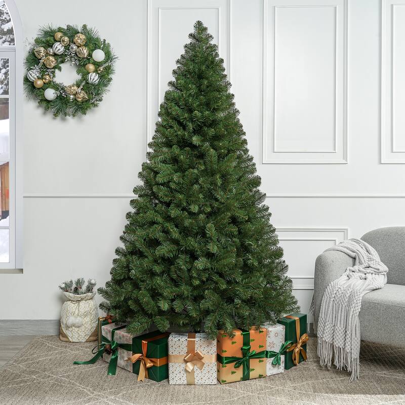 Full Body Artificial Christmas Tree with Dense Branches – 6ft, 7.5ft & 9ft - 6 Foot