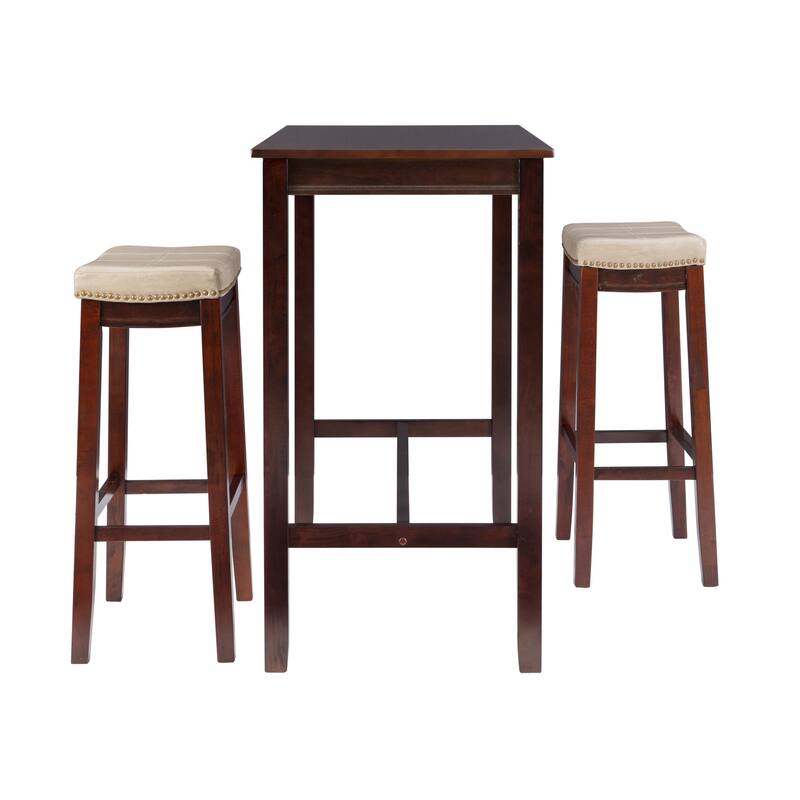Linon Bridgeport 3-Piece Bar Dining Set