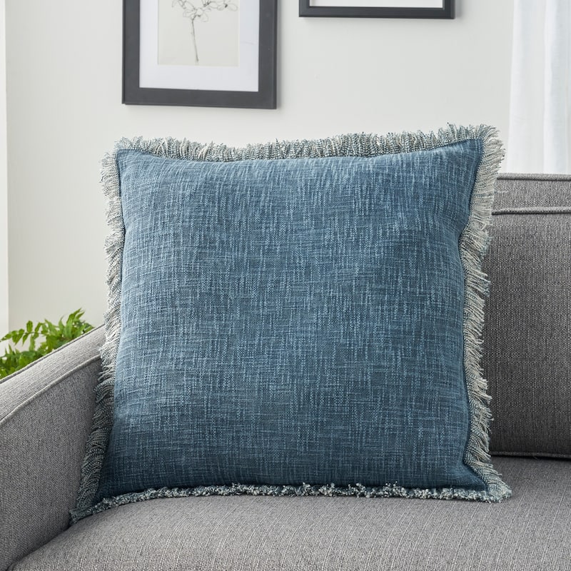 57 Grand by New Concept Washables Rustic Farmhouse Geometric Stonewash Throw Pillow , ( 22" x 22" )
