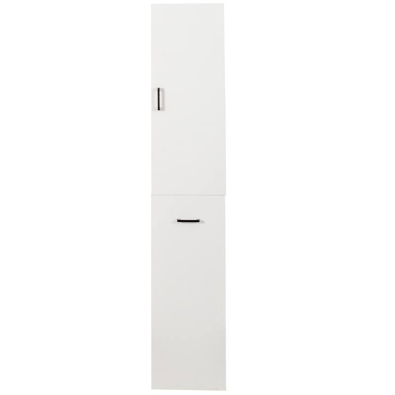 Tall Kitchen Pantry Cabinet with 3-Tier Pull-Out Storage Shelf, Freestanding Organizer with Door