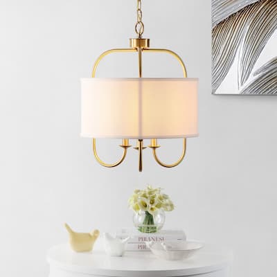 SAFAVIEH Lighting Jemmi 3-light LED Adjustable Pendant. - 16" W x 16" L x 24-96" H