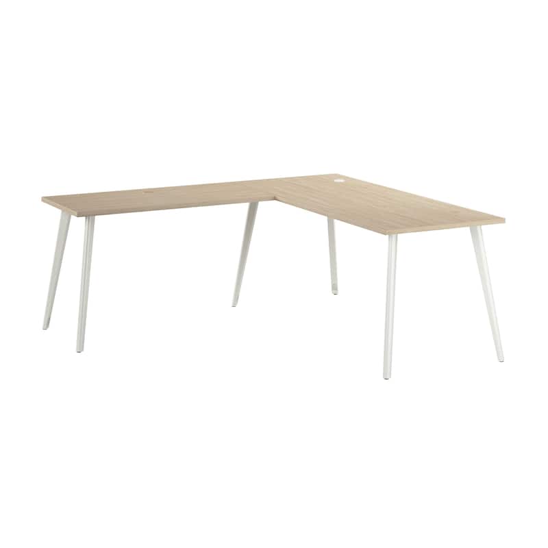 Bush Business Furniture Vista 72W L Shaped Desk with Splayed Legs