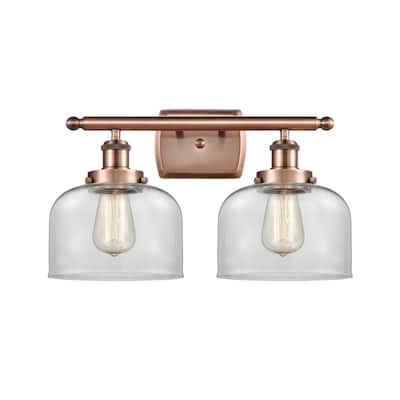 Innovations Lighting 916-2W-13-18 Bell Vanity Bell 2 Light 18" Wide