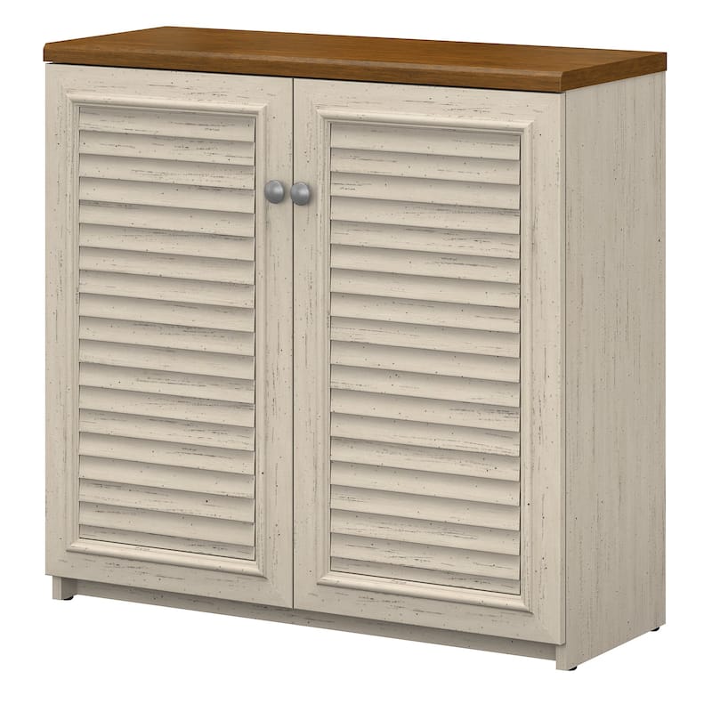 Fairview Storage Cabinet with Doors and Shelves by Bush Furniture - 31.73"L x 12.76"W x 30.71"H