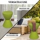 preview thumbnail 72 of 143, Boyd Round Side Table with Ribbed Design Base - Accent Hourglass End Table with Removable Lid for Living Room & Bedroom