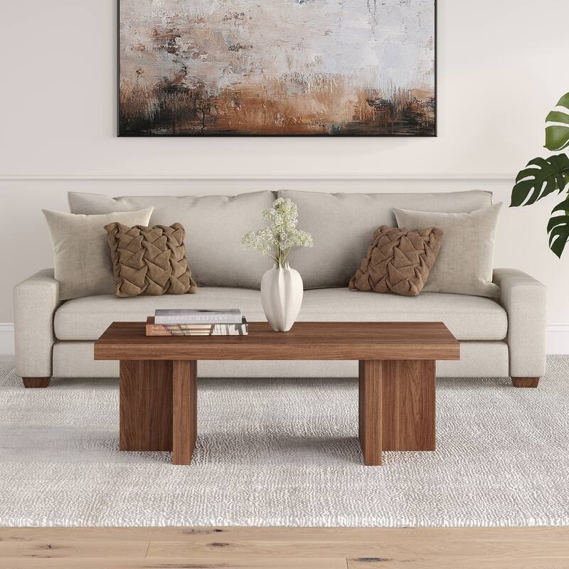Dimitra 44" Wide Rectangular Coffee Table