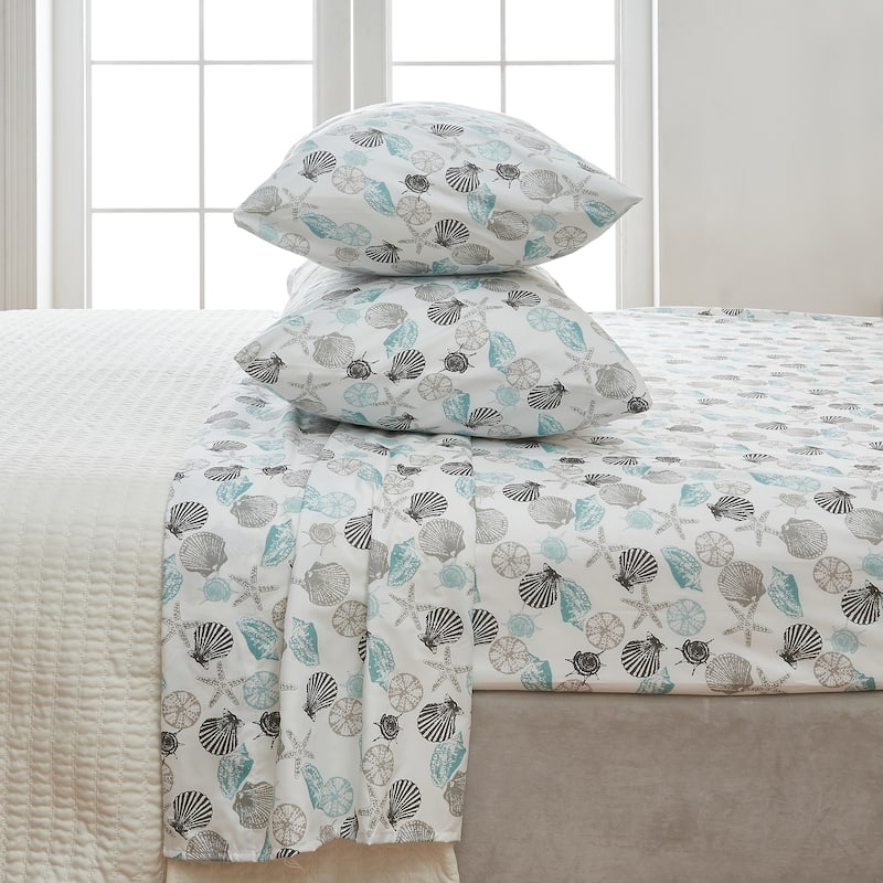 Linery & Co. Ultra-Soft Coastal-Inspired Brushed Microfiber Sheet Set