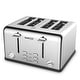 preview thumbnail 7 of 16, Stainless Steel 4-Slice Toaster Oven With Dual Control Panels