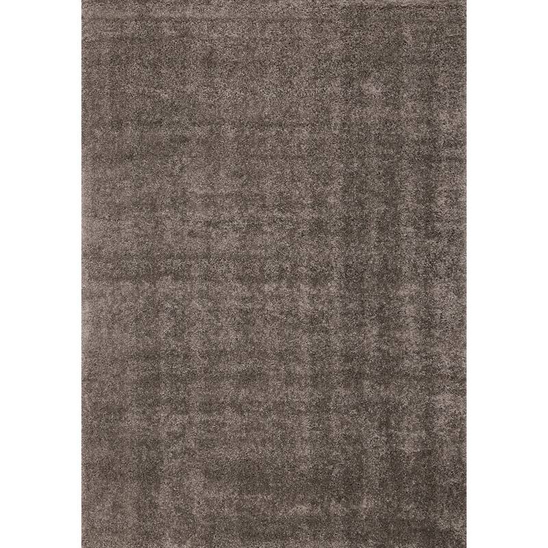Brooklyn Collection - Taupe Shag Indoor Rug