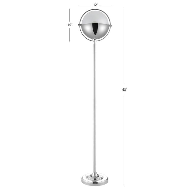 SAFAVIEH Lighting Rensa Orb 63-inch LED Floor Lamp - 12" W x 12" L x 63" H