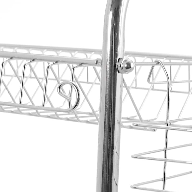 Better Chef 16-inch 2 Level Dish Rack - Silver