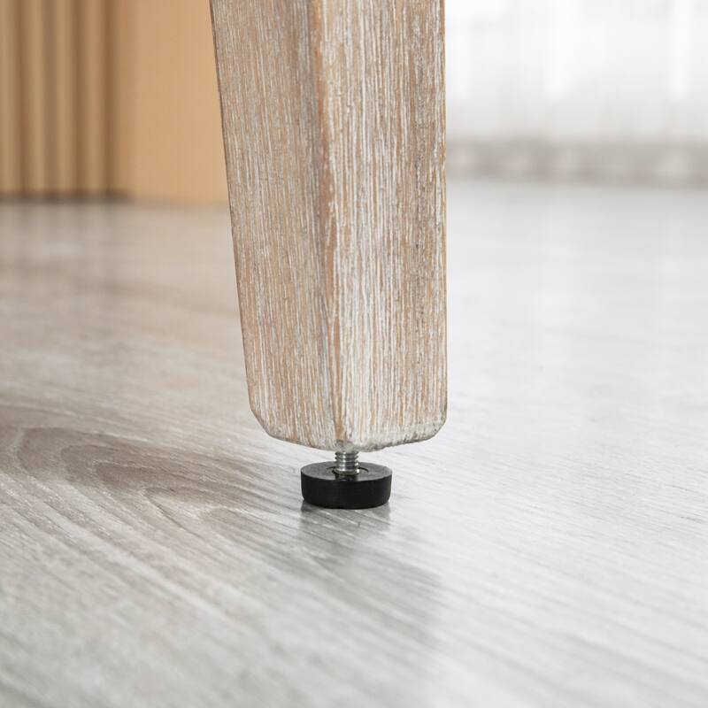 Counter Height Bar Stools Set of 2 with Wood Legs