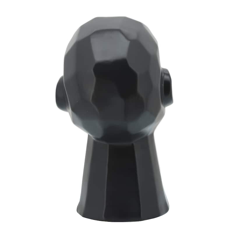 Sagebrook Home 12" Bubble Gum Man Sculpture Contemporary Art Deco Ceramic Statue Man Blowing Bubble Gum