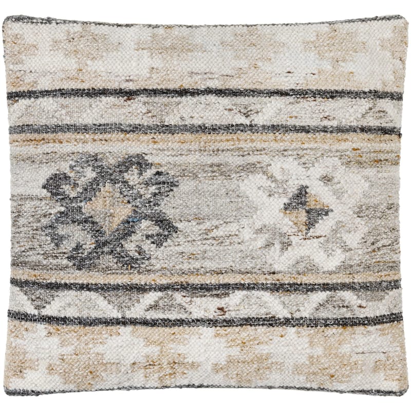 Jaylynn Rustic Stripe Accent Pillow