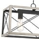 preview thumbnail 4 of 5, Acroma 3-light Rectangle Island Chandelier for Dining Room - 25 inches