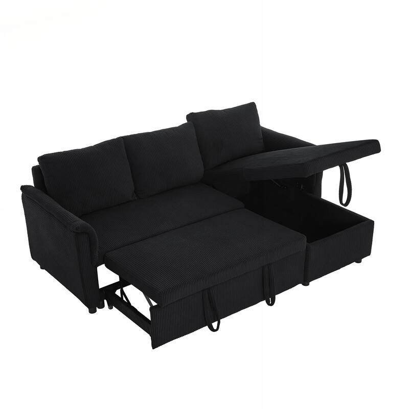 Versatile Convertible Sectional Sofa with Storage and Adjustable Backrest for Ultimate Comfort