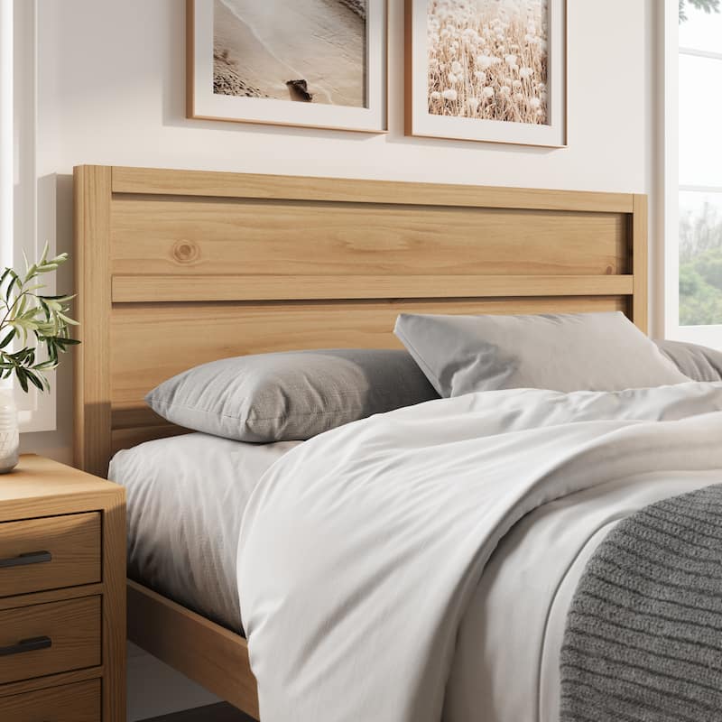 GDFStudio - Maddox Modern Wood Panel Headboard with Universal Frame Fit - Queen