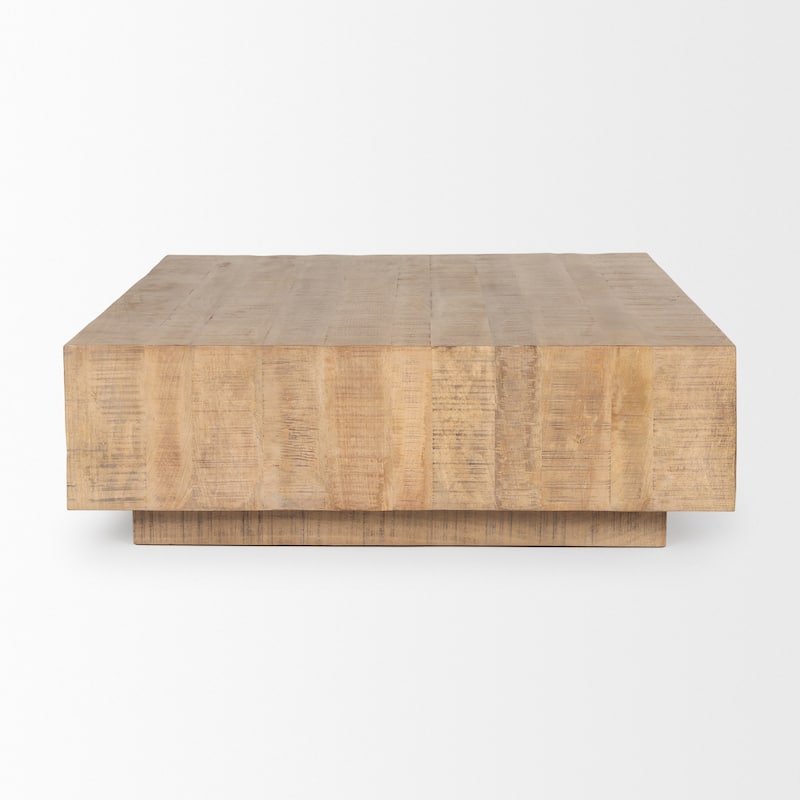 Hayden Solid Wood Square Floating Coffee Table