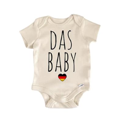 German Germany - Baby Boy Girl Clothes Infant Bodysuit Funny Cute Newborn