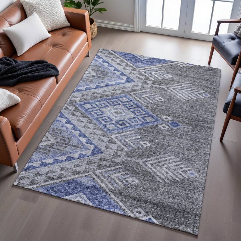 Premium Washable Super Soft Boho Tribal Mayfield Rug