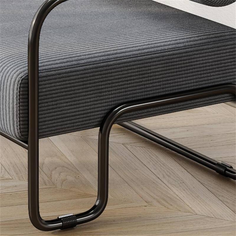 Living Room Iron Sofa Chair, Balcony Leisure Lazy Individual Chair