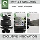 preview thumbnail 4 of 16, Hunter Gatlinburg Ceiling Fan w/ LED Light Kit, Handheld Remote - Transitional- EASY INSTALLATION