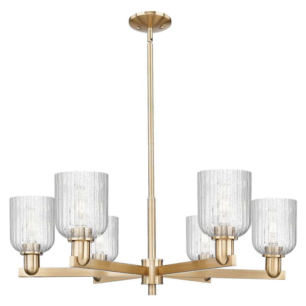 Innovations Lighting 716-6CR-G559-5SDY Bridal Veil 6 Light 35" Wide