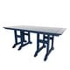 preview thumbnail 33 of 49, Laguna Hdpe All Weather Outdoor Patio 71" Rectangular Dining Table