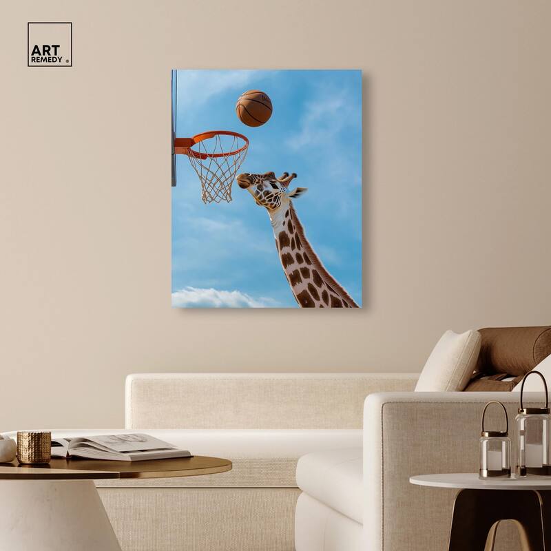 Gentle Giant's Game Canvas by Art Remedy, Gallery Wrapped