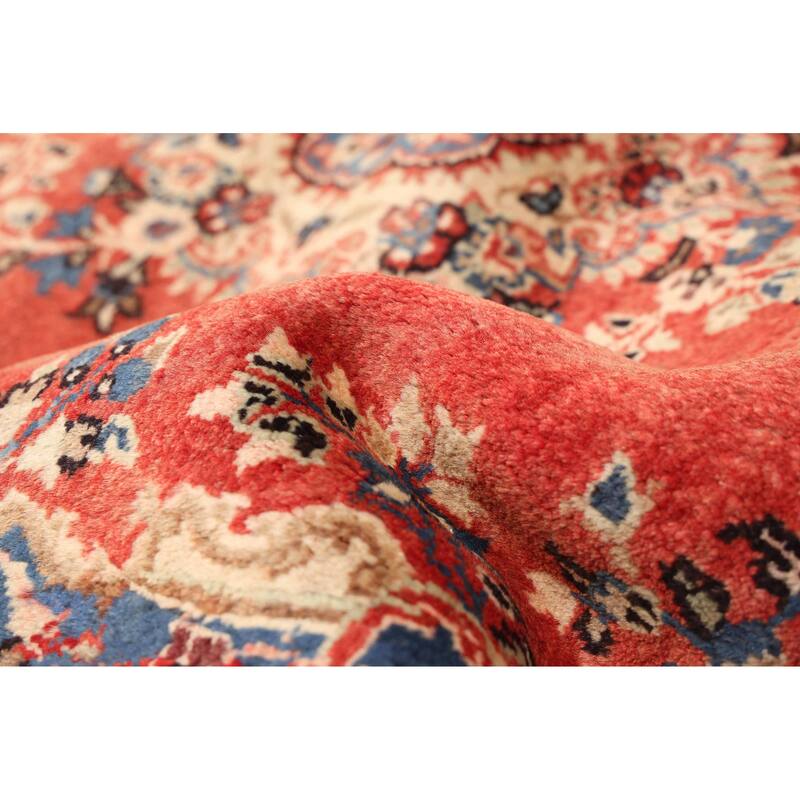 ECARPETGALLERY Hand-knotted Andelz Red Wool Rug - 4'7 x 7'0