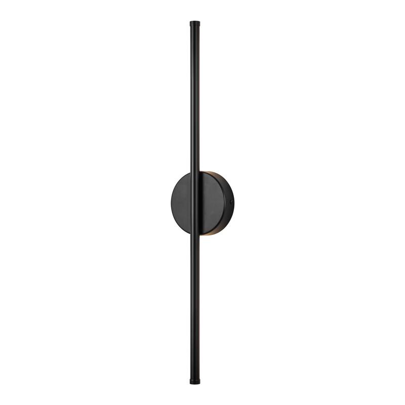 1-Light Black/ Gold/ Nickel Modern Long Linear Strip Wall Sconce Dimmable LED Bathroom Vanity Light