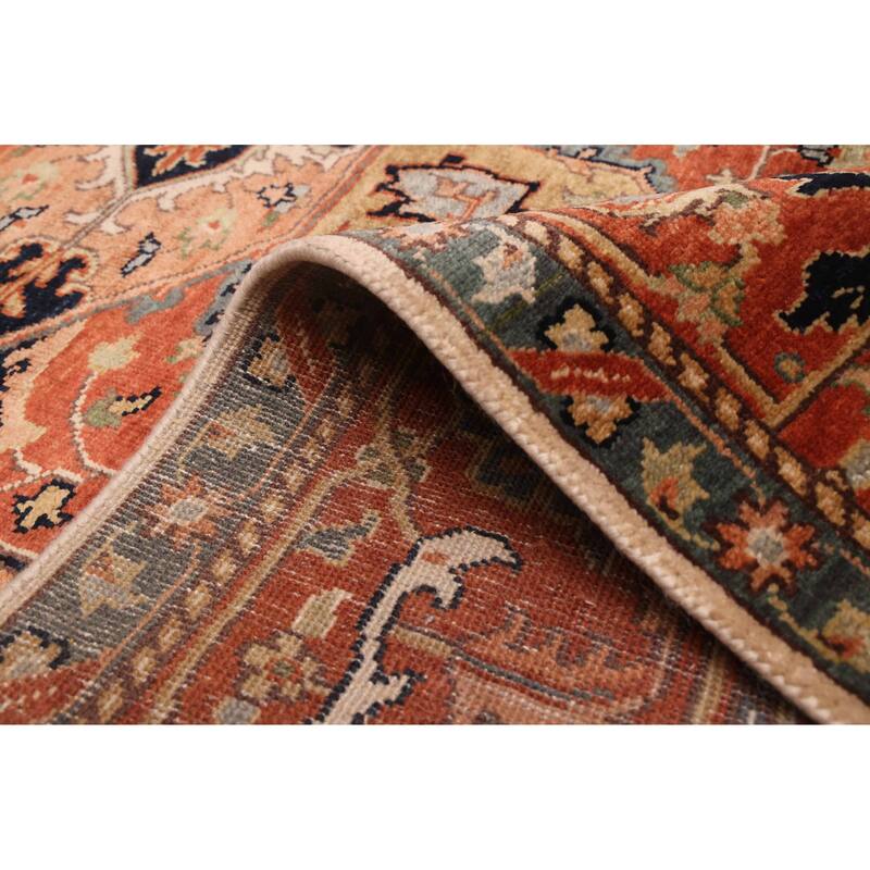 ECARPETGALLERY Hand-knotted Jules Sultane Ivory Wool Rug - 7'11 x 9'11