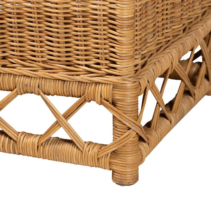 Bohemian Pet Bed, Constructed from Natural Rattan