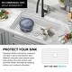 preview thumbnail 50 of 51, KRAUS Pintura Porcelain Enameled Steel Undermount Kitchen Sink