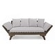 preview thumbnail 9 of 24, Ottavio Outdoor Daybed with Cushions by Christopher Knight Home