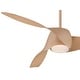 preview thumbnail 8 of 37, Minka Aire Artemis 3 Blade 58 Inch Ceiling Fan With Light Kit