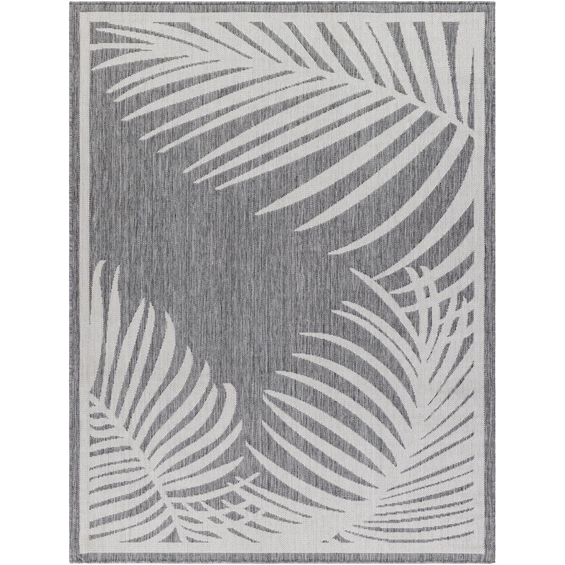 Livabliss Long Beach Outdoor Safe Tropical Area Rug