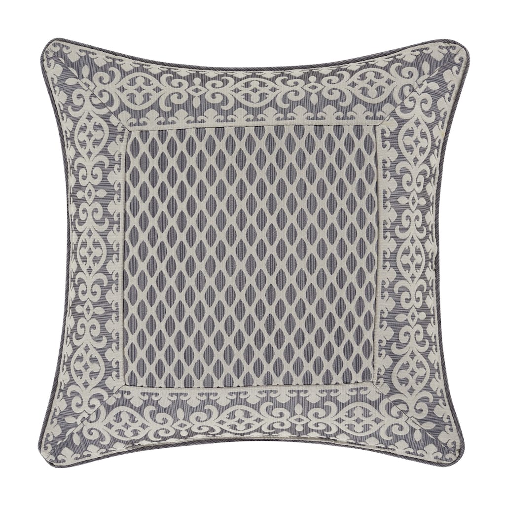 Five Queens Court Houston 18 Inch Square Decorative Throw Pillow