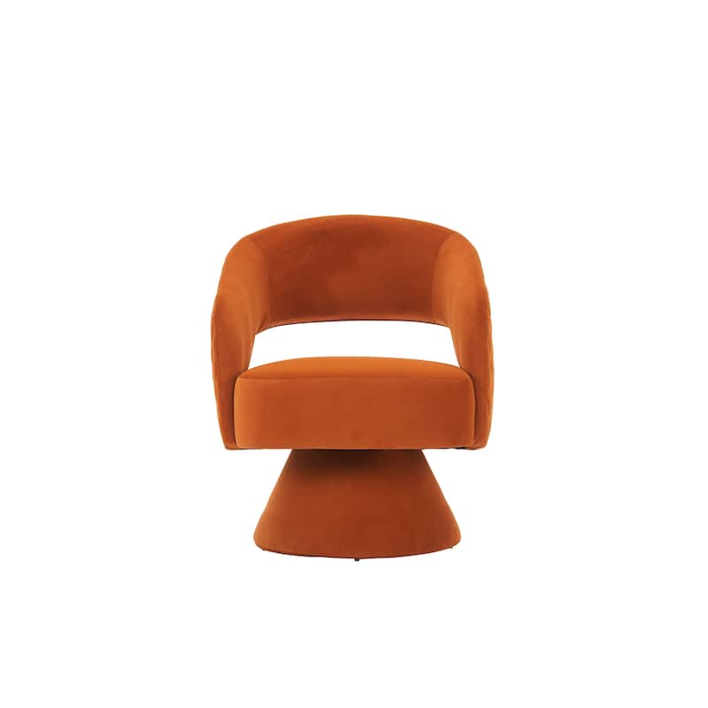 Swivel Accent Chair Armchair, Round Barrel Chair