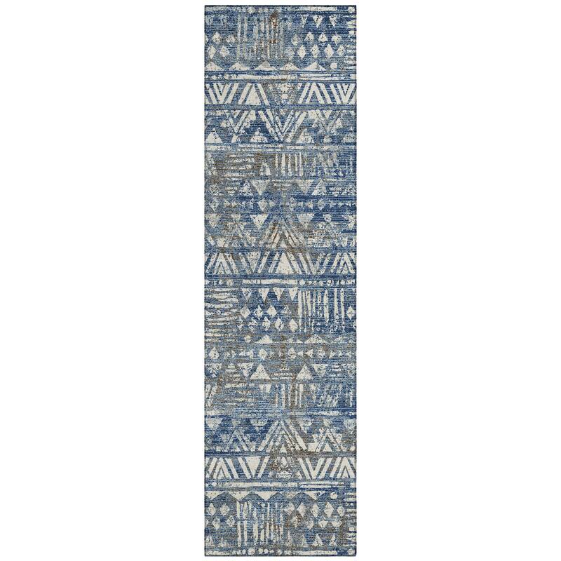 Machine Washable Indoor/ Outdoor Global Jara Chantille Rug