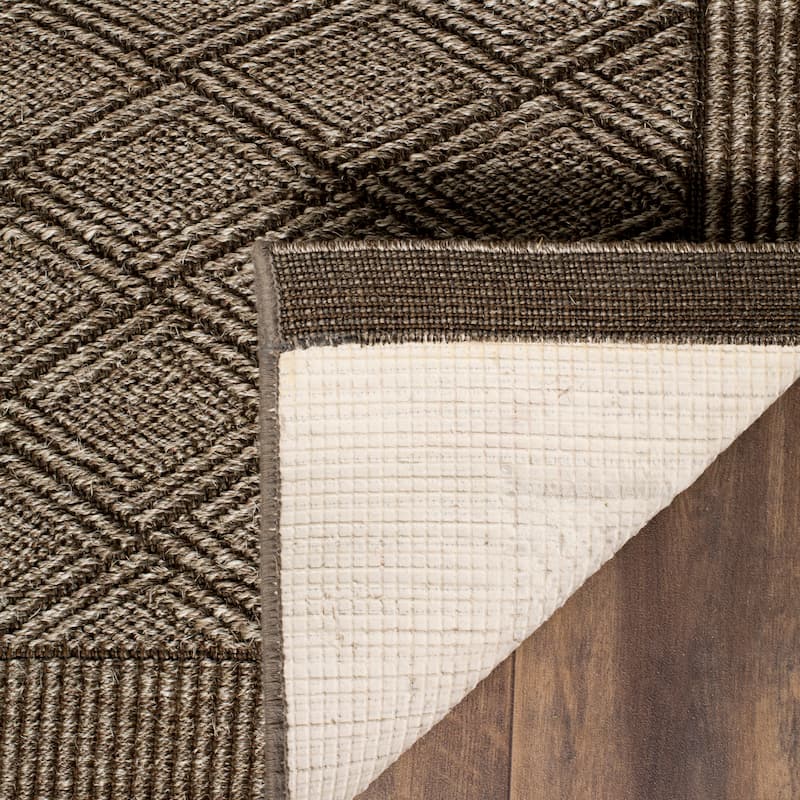 SAFAVIEH Palm Beach Tadako Trellis Sisal/ Jute Rug